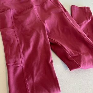 Kids Athletic Pink Leggings